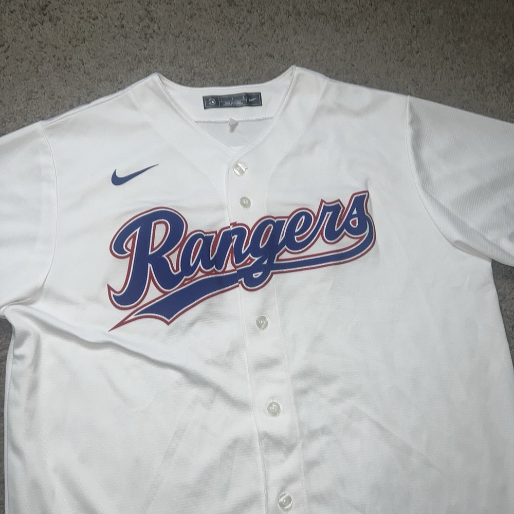 Texas Rangers Leody Taveras #3 White Limited Jersey Nike Size Large